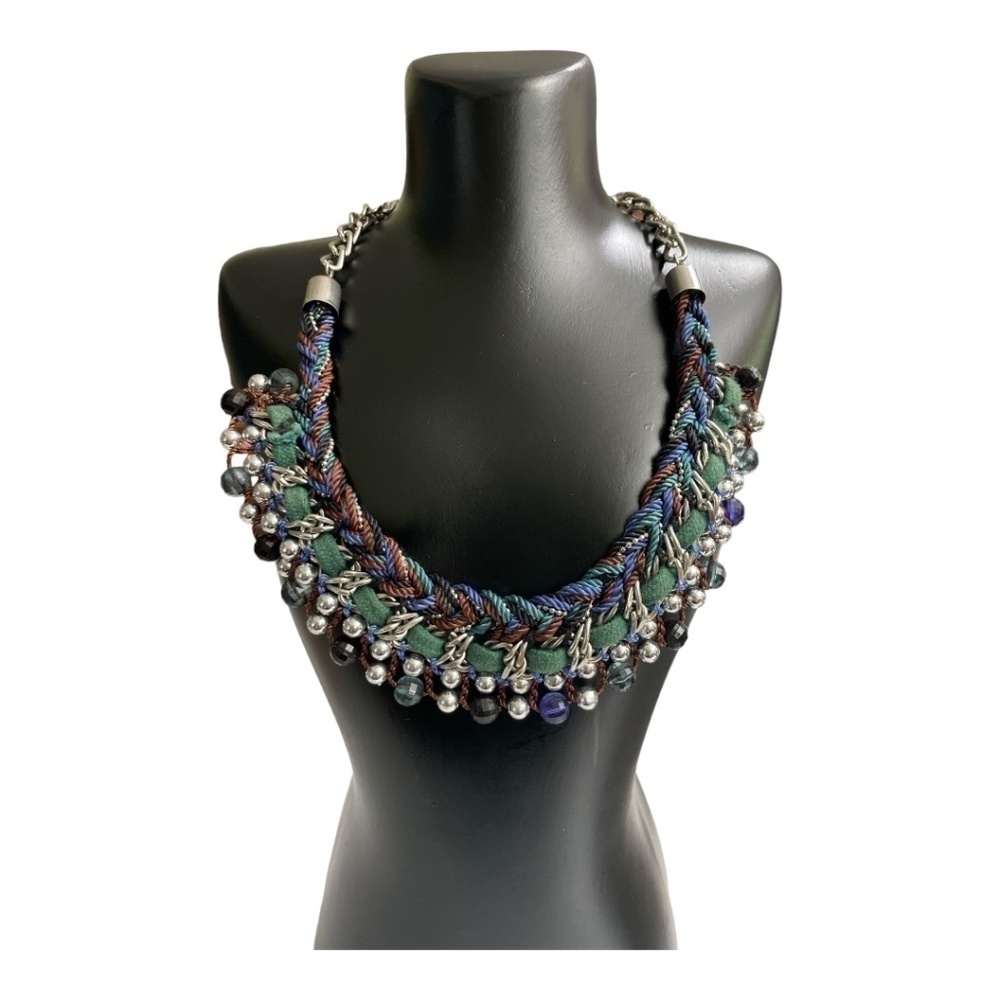vintage handmade choker necklace for women bohemian style beads tassel pendant s